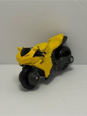Ducati Yellow Die Cast Motor Cycle Toy (TC16)